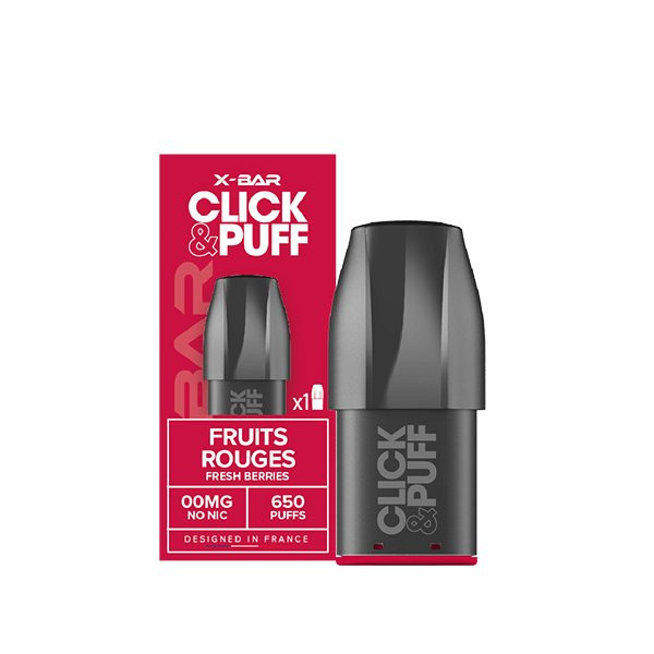 Cartouche Fruits rouges - Click & Puff de X-Bar