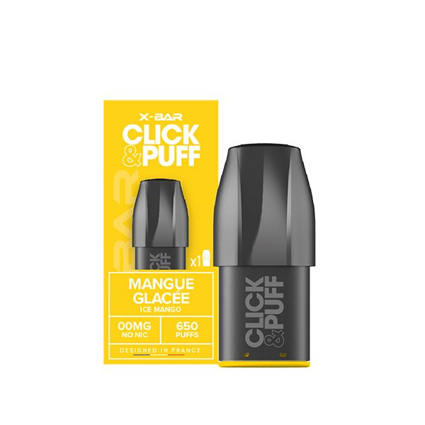 Cartouche Mangue Glacée - Click & Puff de X-bar