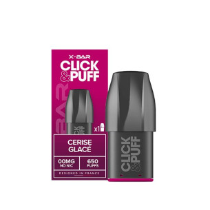 Cartouche Cerise Glacée - Click & Puff de X-Bar