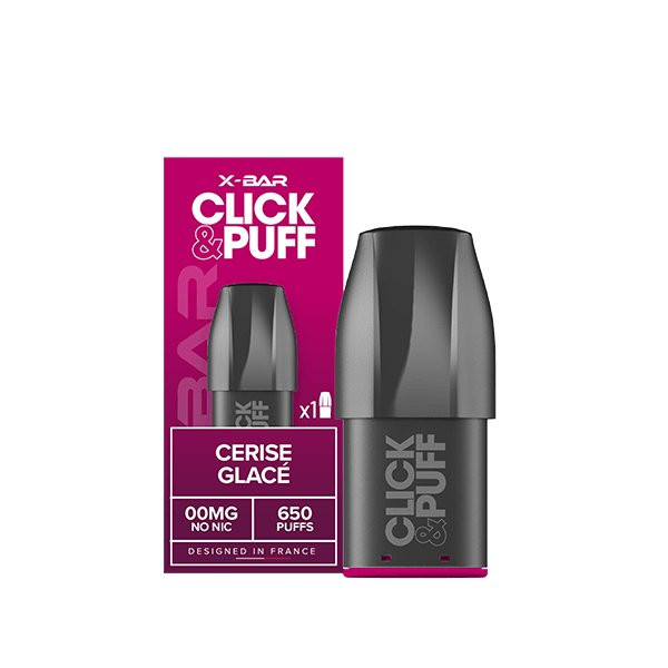 Cartouche Cerise Glacée - Click & Puff de X-Bar