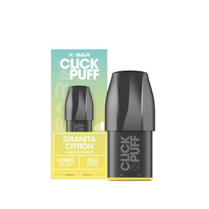 Cartouche Granita Citron - Click & Puff de X-Bar
