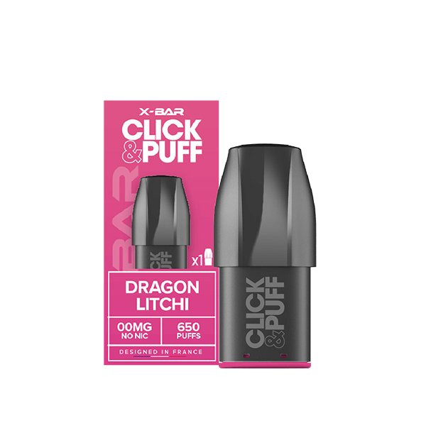 Cartouche Dragon Litchi - Click & Puff de X-Bar