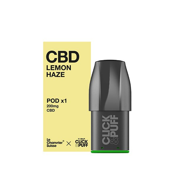 Cartouche CBD Lemon Haze - Click & Puff de X-Bar