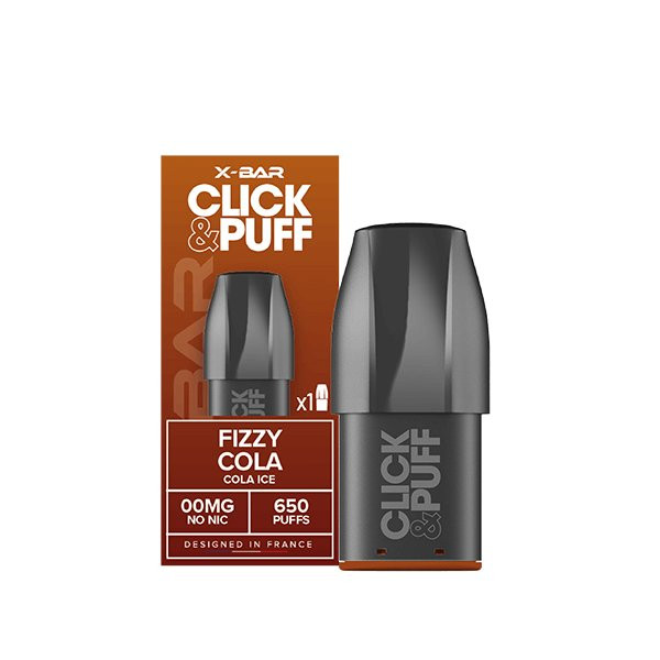 Cartouche Fizzy Cola - Click & Puff de X-Bar