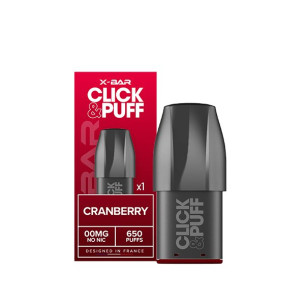 Cartouche Cranberry - Click & Puff de X-Bar