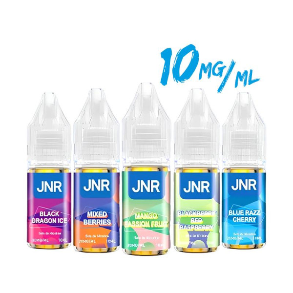 Eliquide JNR 10mg de nicotine. Flacon de 10ml.